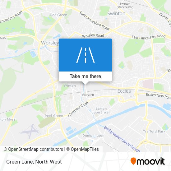 Green Lane map