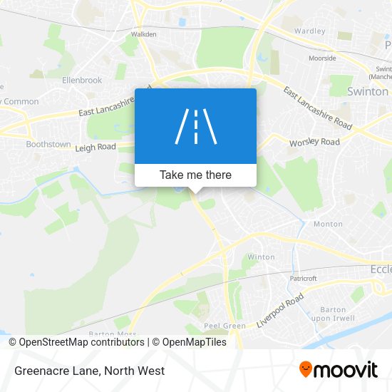 Greenacre Lane map