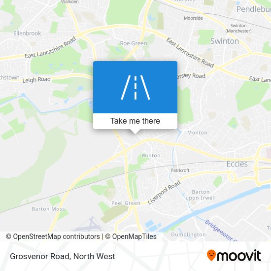 Grosvenor Road map