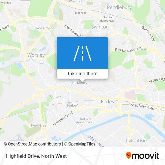 Highfield Drive map