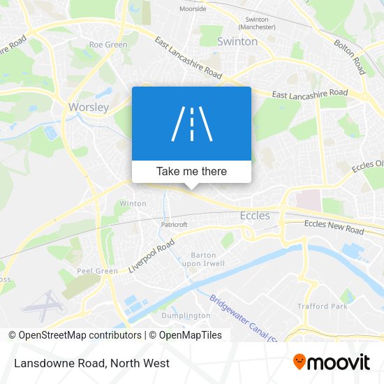 Lansdowne Road map
