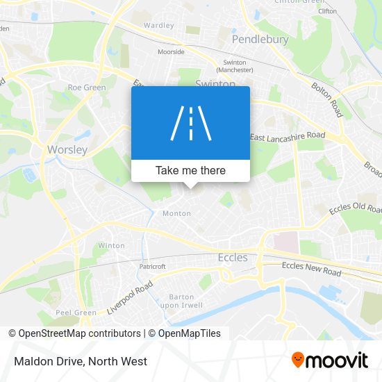 Maldon Drive map