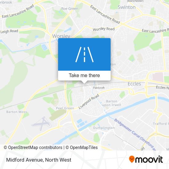 Midford Avenue map
