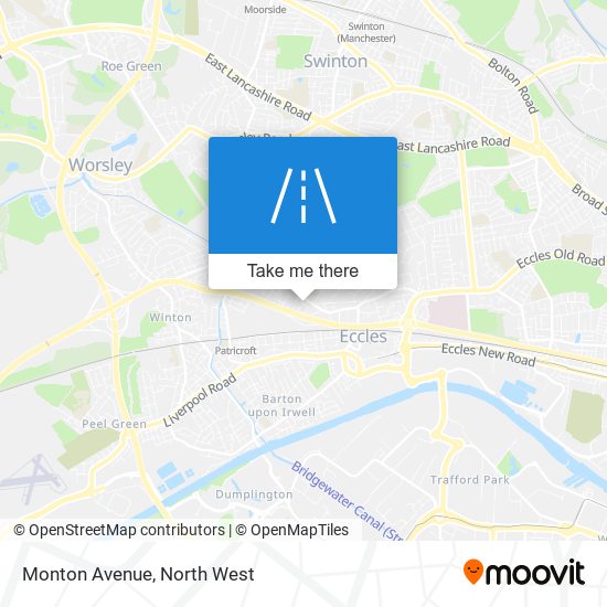 Monton Avenue map