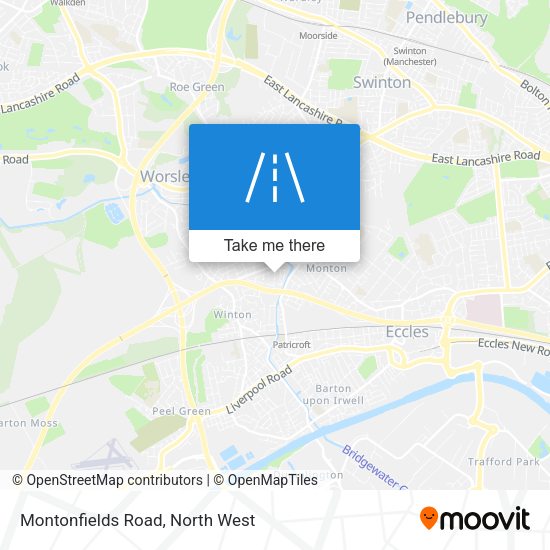 Montonfields Road map