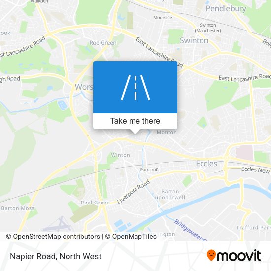 Napier Road map