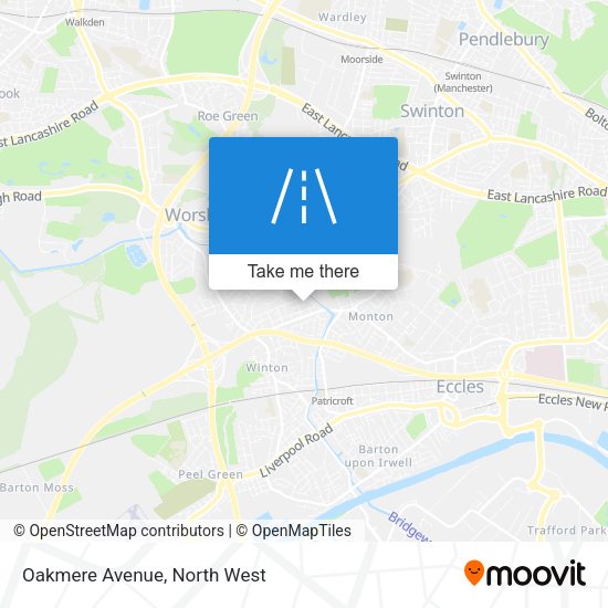 Oakmere Avenue map