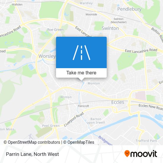 Parrin Lane map