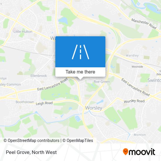 Peel Grove map