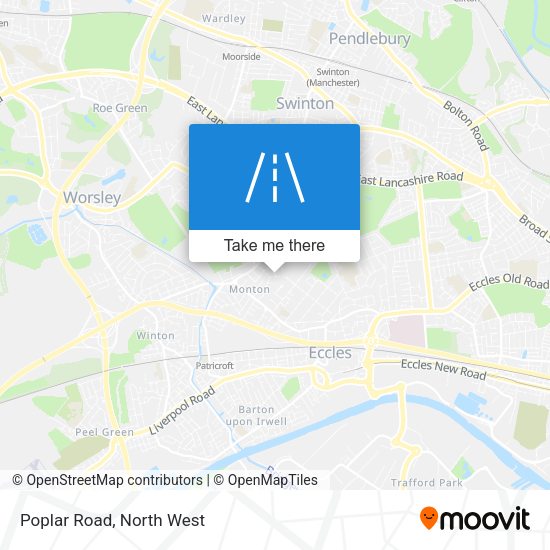 Poplar Road map