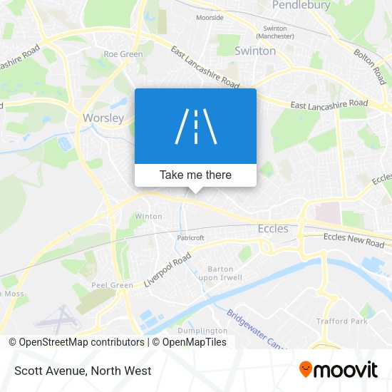 Scott Avenue map