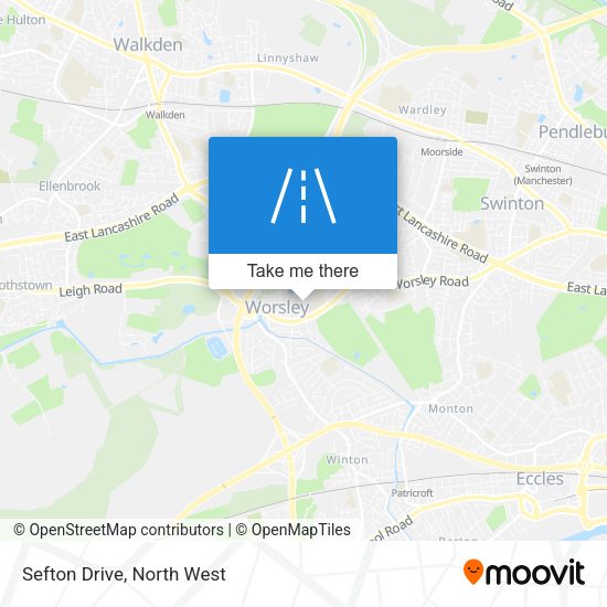Sefton Drive map