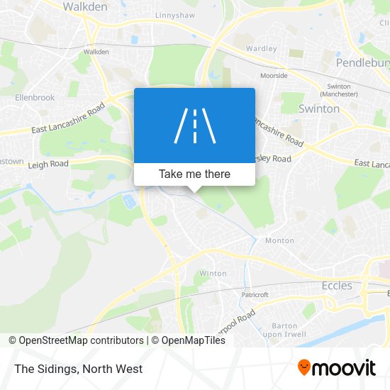 The Sidings map