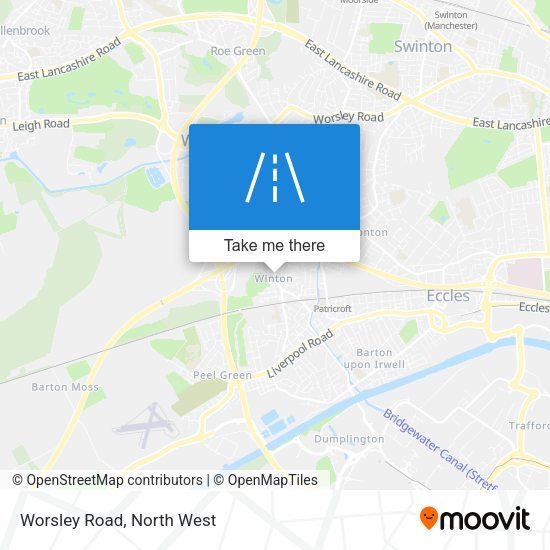 Worsley Road map