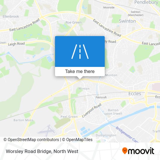 Worsley Road Bridge map