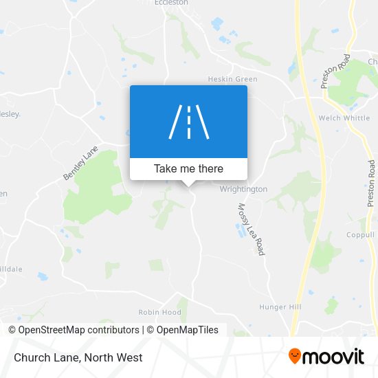 Church Lane map