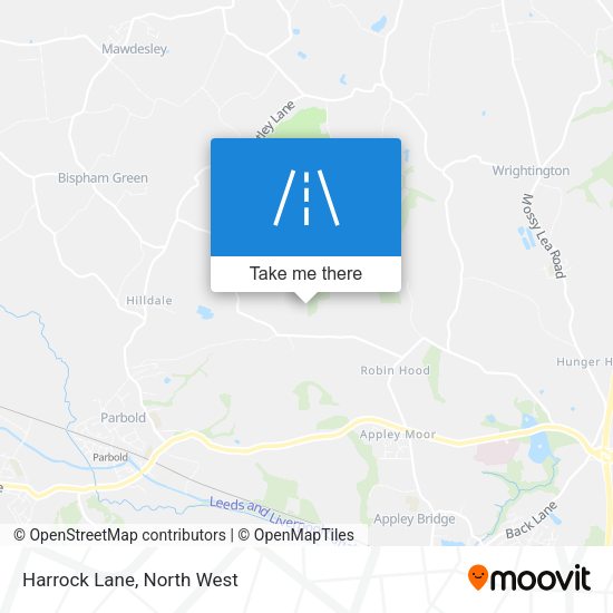 Harrock Lane map