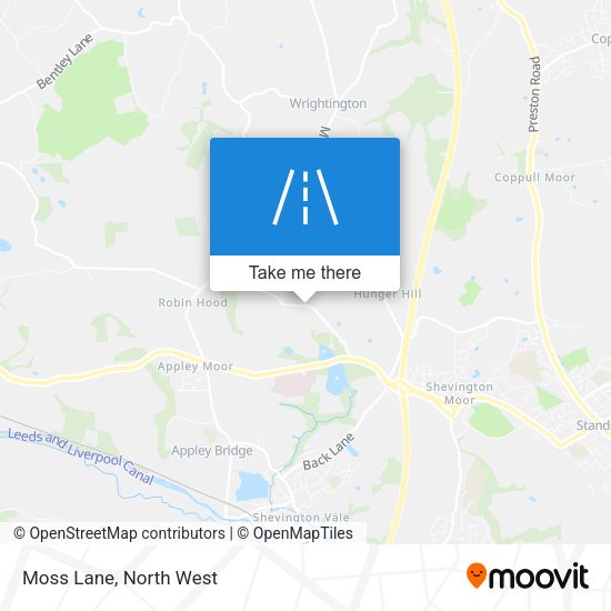 Moss Lane map