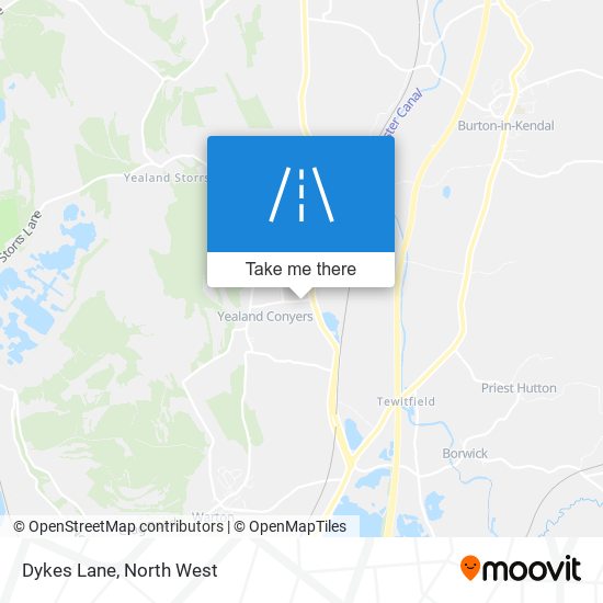 Dykes Lane map