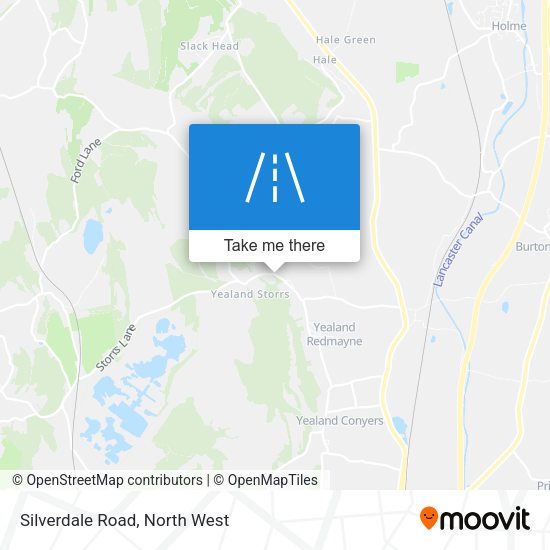 Silverdale Road map