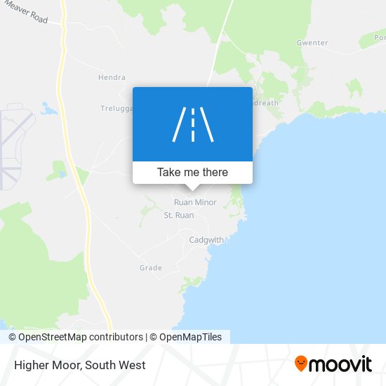 Higher Moor map