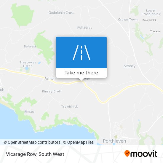 Vicarage Row map