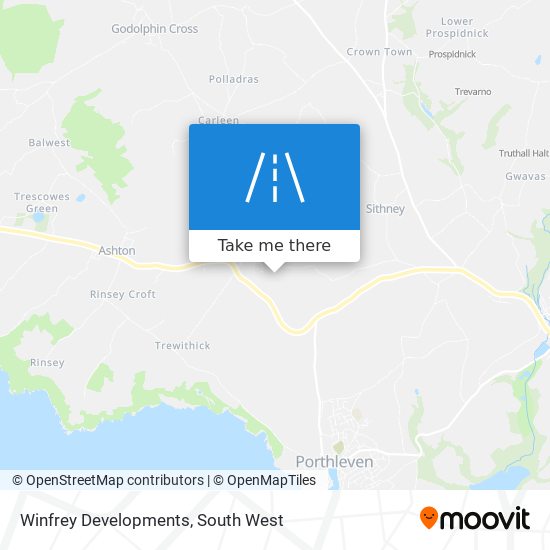 Winfrey Developments map