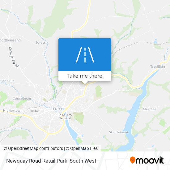 Newquay Road Retail Park map