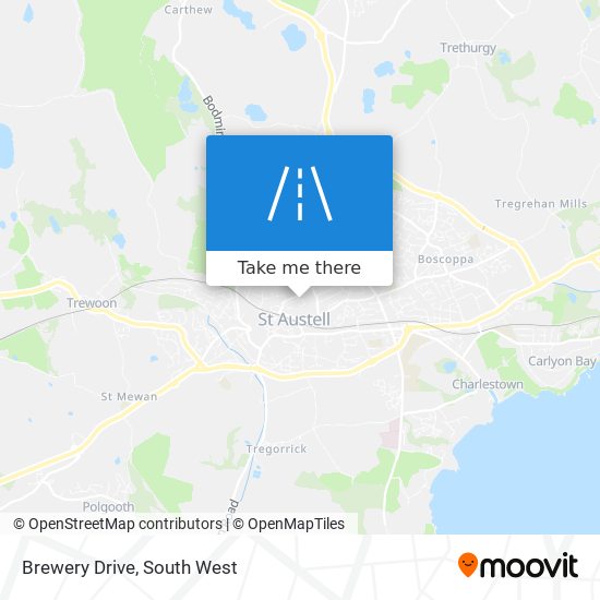 Brewery Drive map