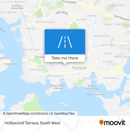 Hollywood Terrace map