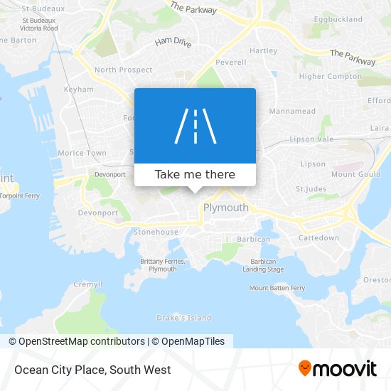 Ocean City Place map