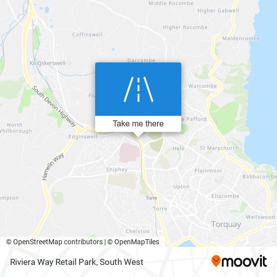 Riviera Way Retail Park map