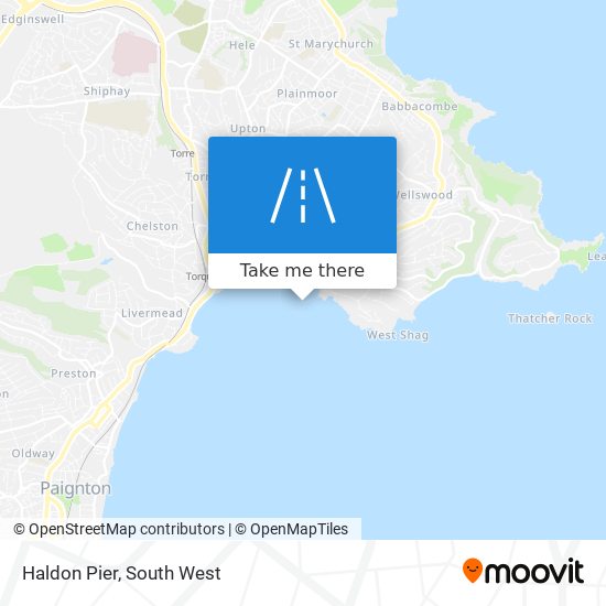 Haldon Pier map