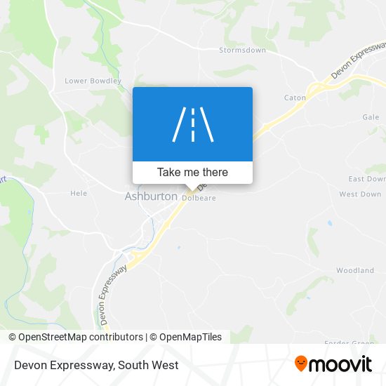 Devon Expressway map