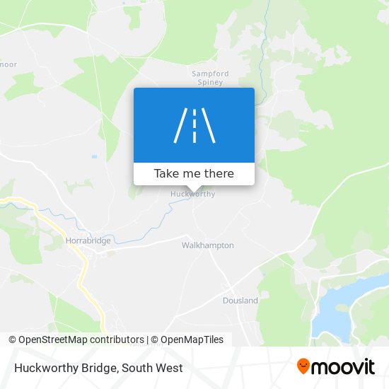 Huckworthy Bridge map