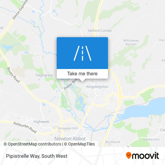 Pipistrelle Way map