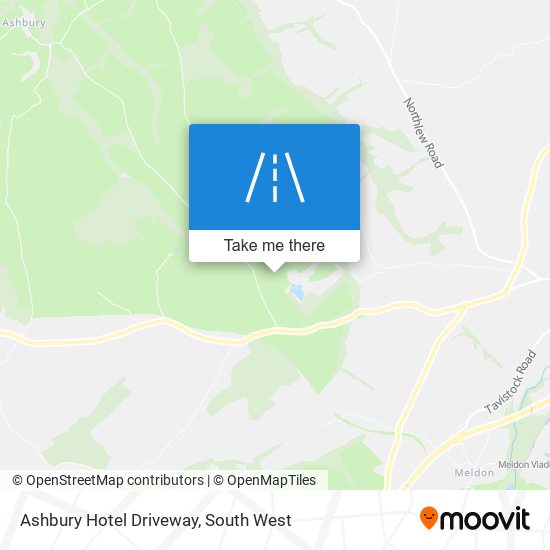 Ashbury Hotel Driveway map