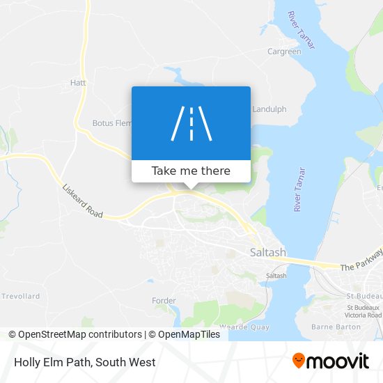 Holly Elm Path map