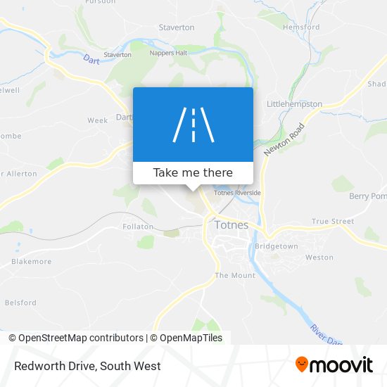 Redworth Drive map