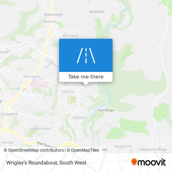 Wrigley's Roundabout map