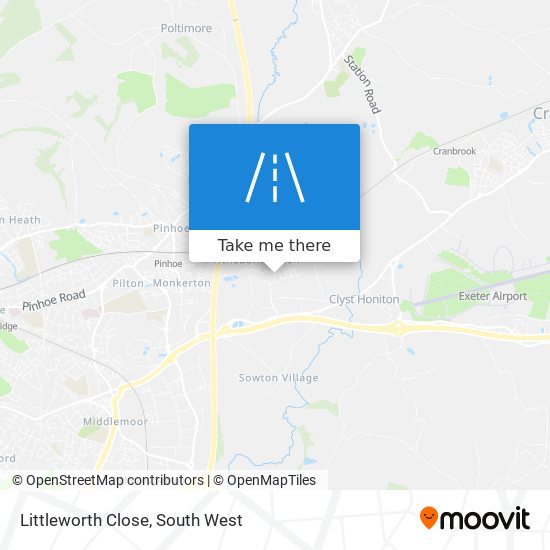 Littleworth Close map