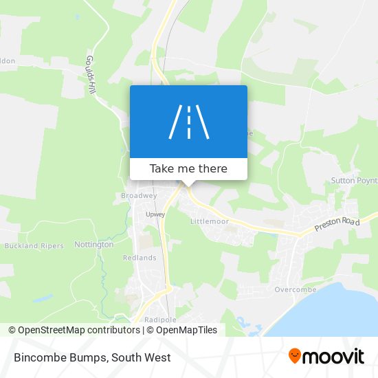 Bincombe Bumps map