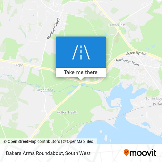Bakers Arms Roundabout map