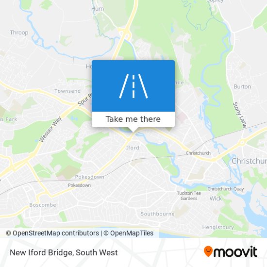 New Iford Bridge map