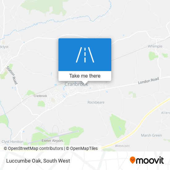 Luccumbe Oak map