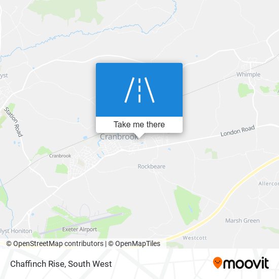 Chaffinch Rise map