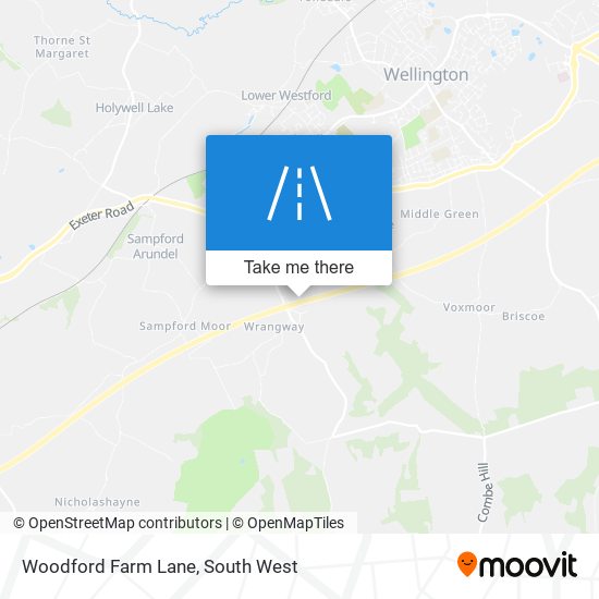 Woodford Farm Lane map