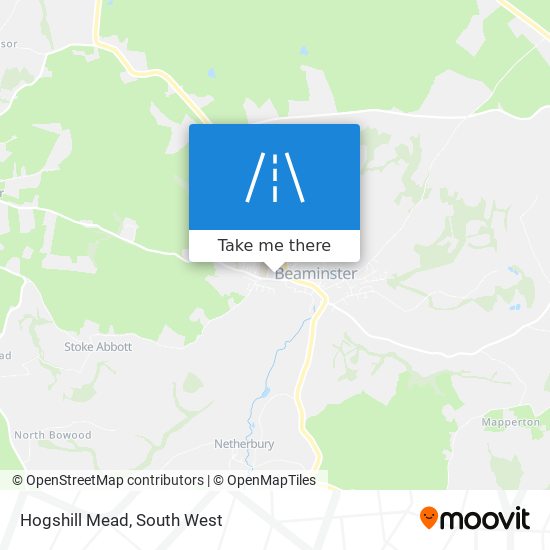 Hogshill Mead map