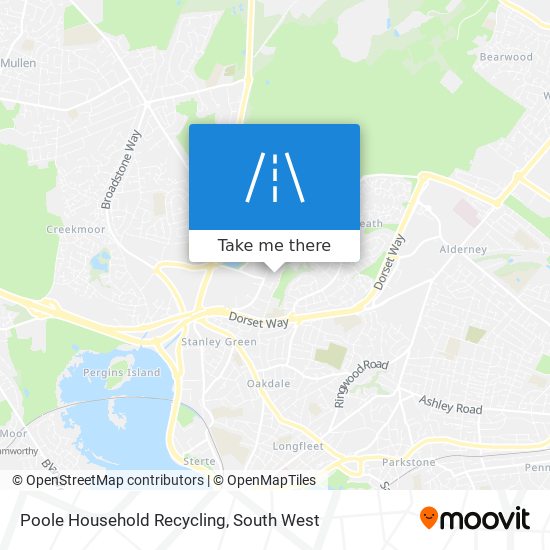 Poole Household Recycling map
