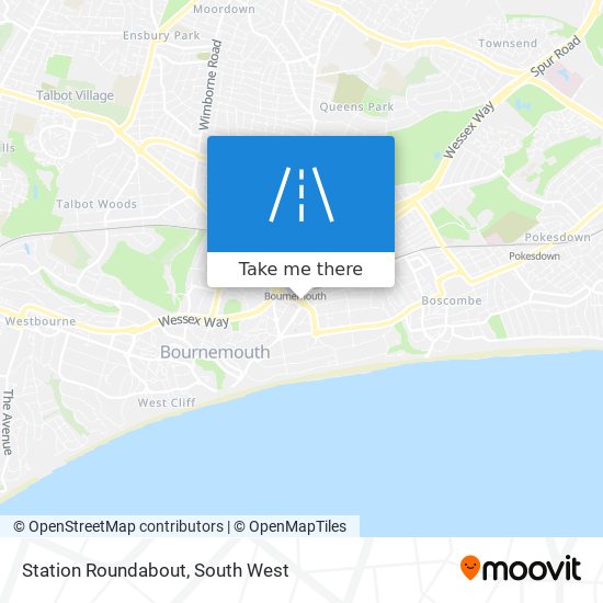 Station Roundabout map